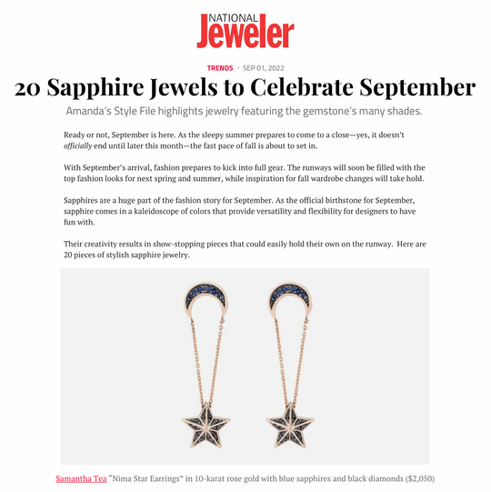 FEATURED IN NATIONAL JEWELER
