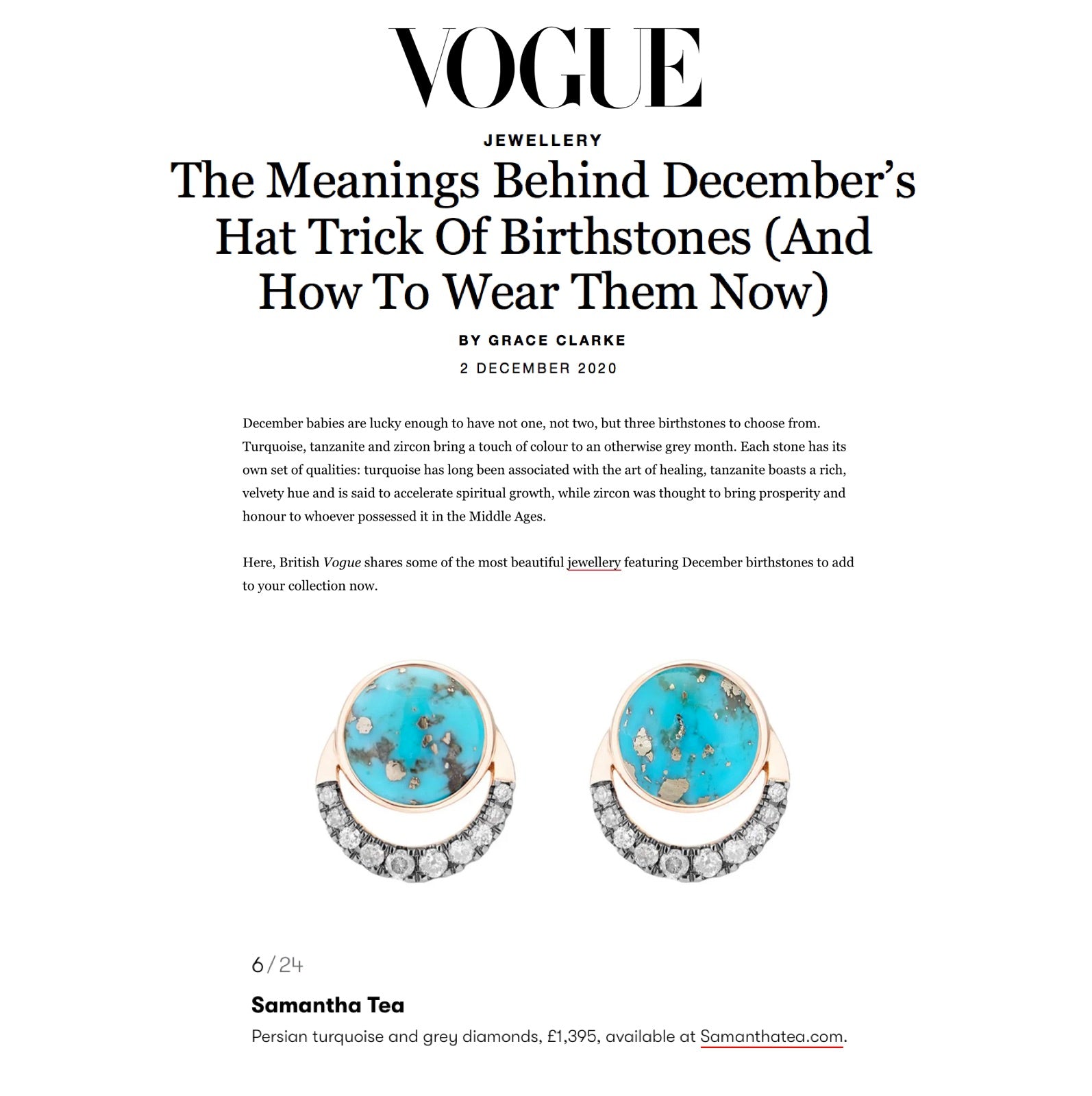 FEATURED IN BRITISH VOGUE