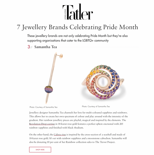 FEATURED IN TATLER HONG KONG