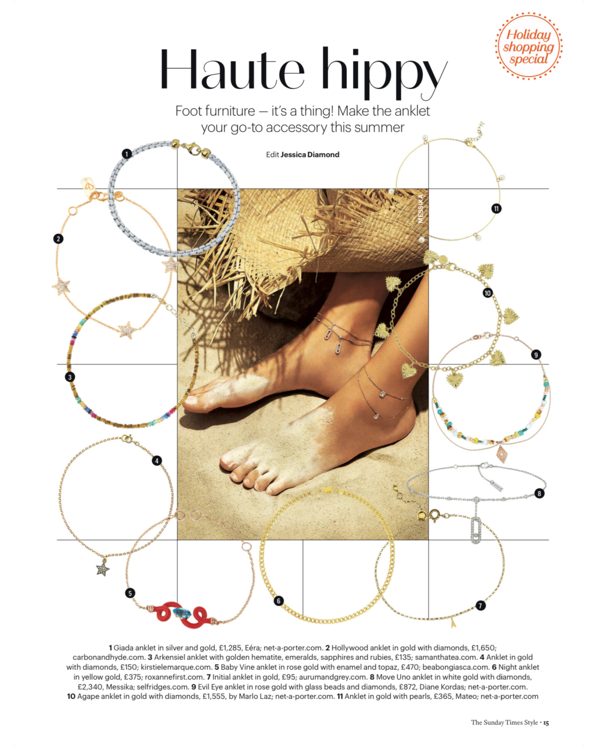 FEATURED IN SUNDAY TIMES STYLE