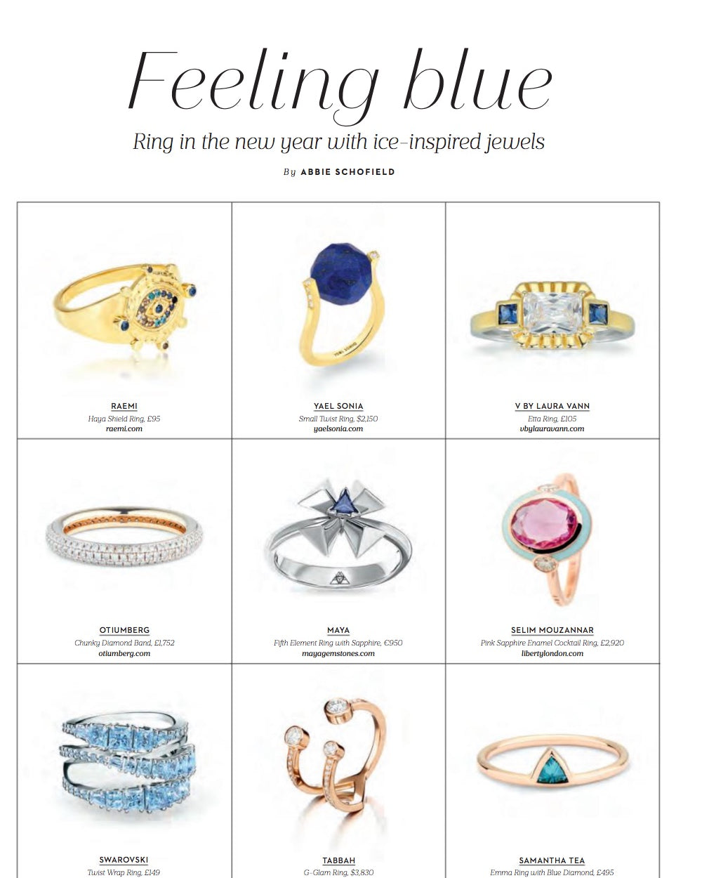FEATURED IN ABSOLUTELY LONDON