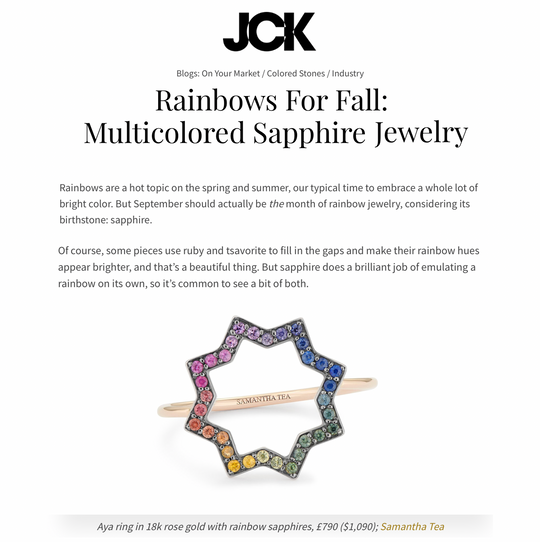 FEATURED IN JCK MAGAZINE