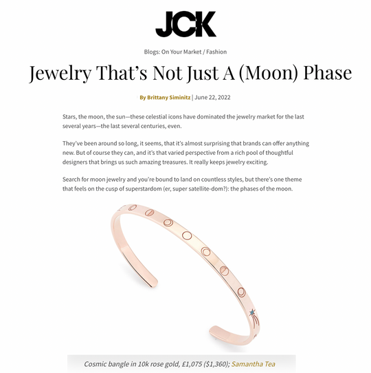 FEATURED IN JCK MAGAZINE
