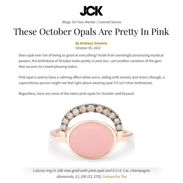 FEATURED IN JCK