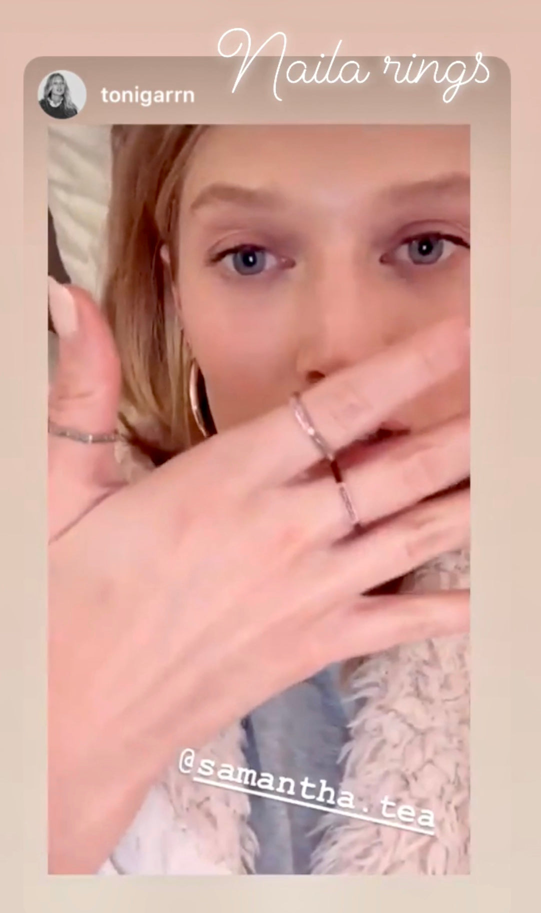 SEEN ON TONI GARRN