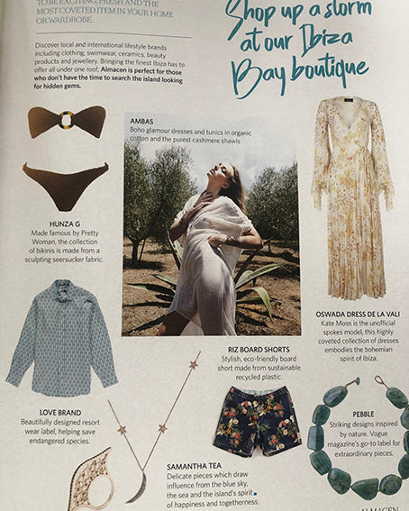 FEATURED IN IBIZA BAY MAGAZINE