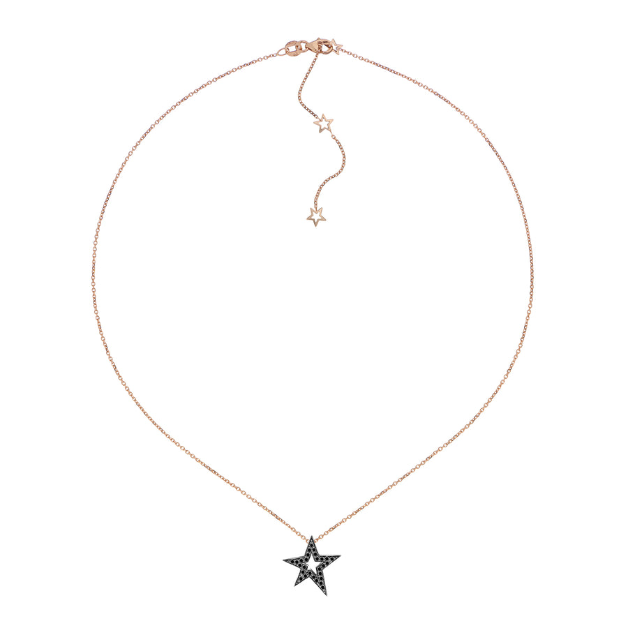 AMEERA NECKLACE BLACK DIAMONDS