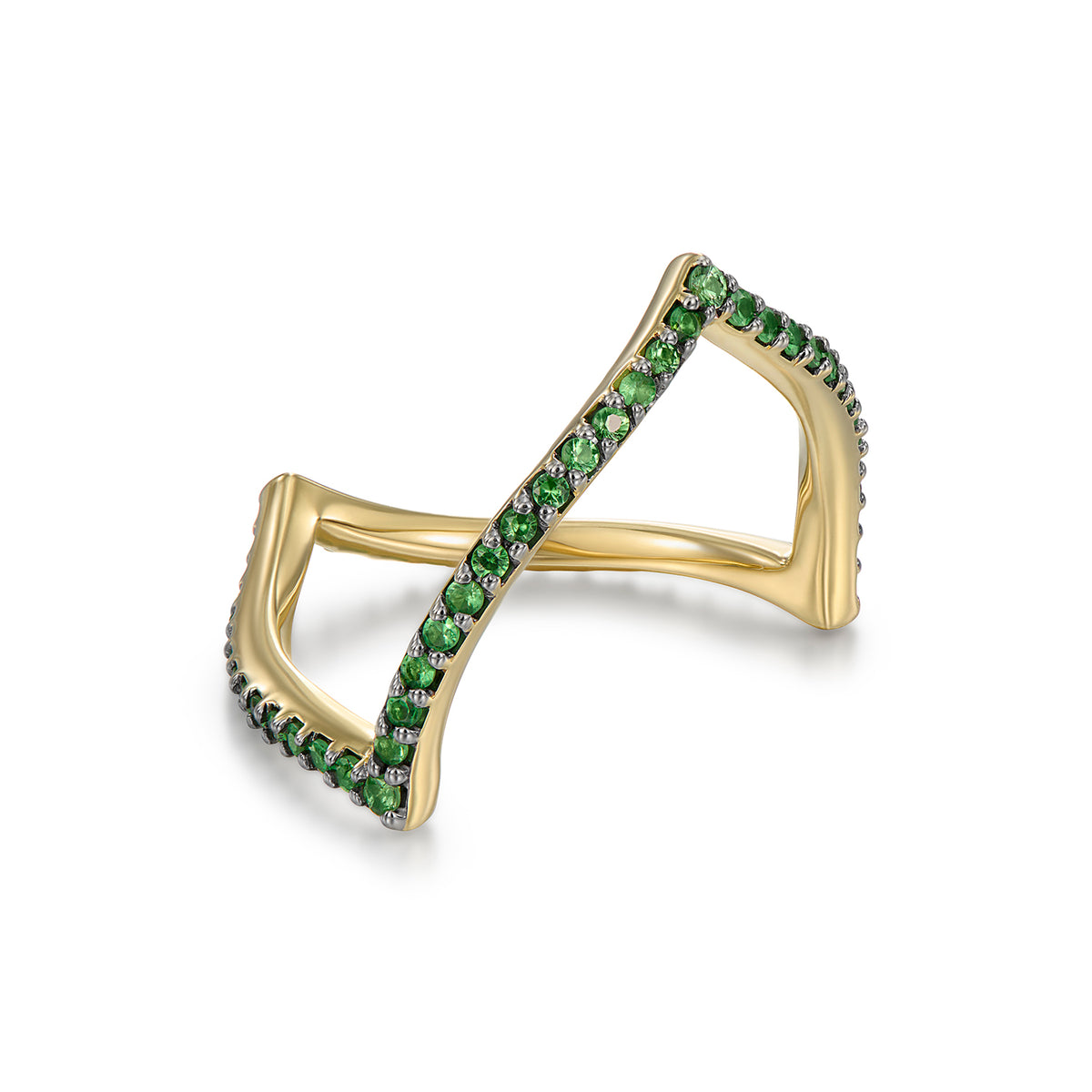 ALIKA RING TSAVORITES