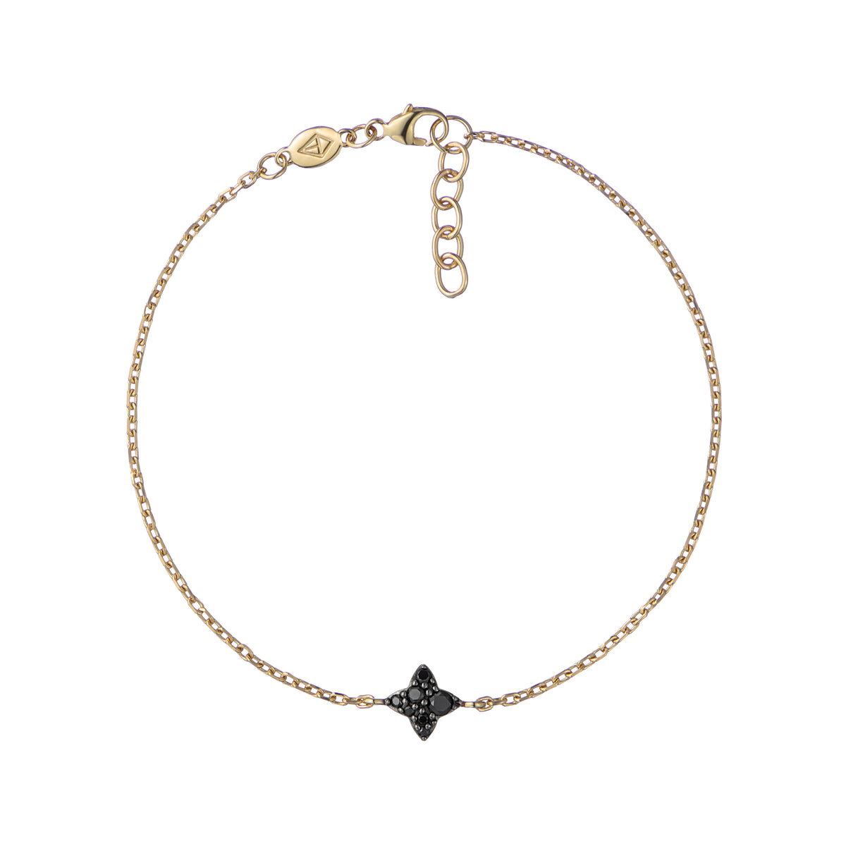 LEELOO STAR BRACELET BLACK DIAMONDS