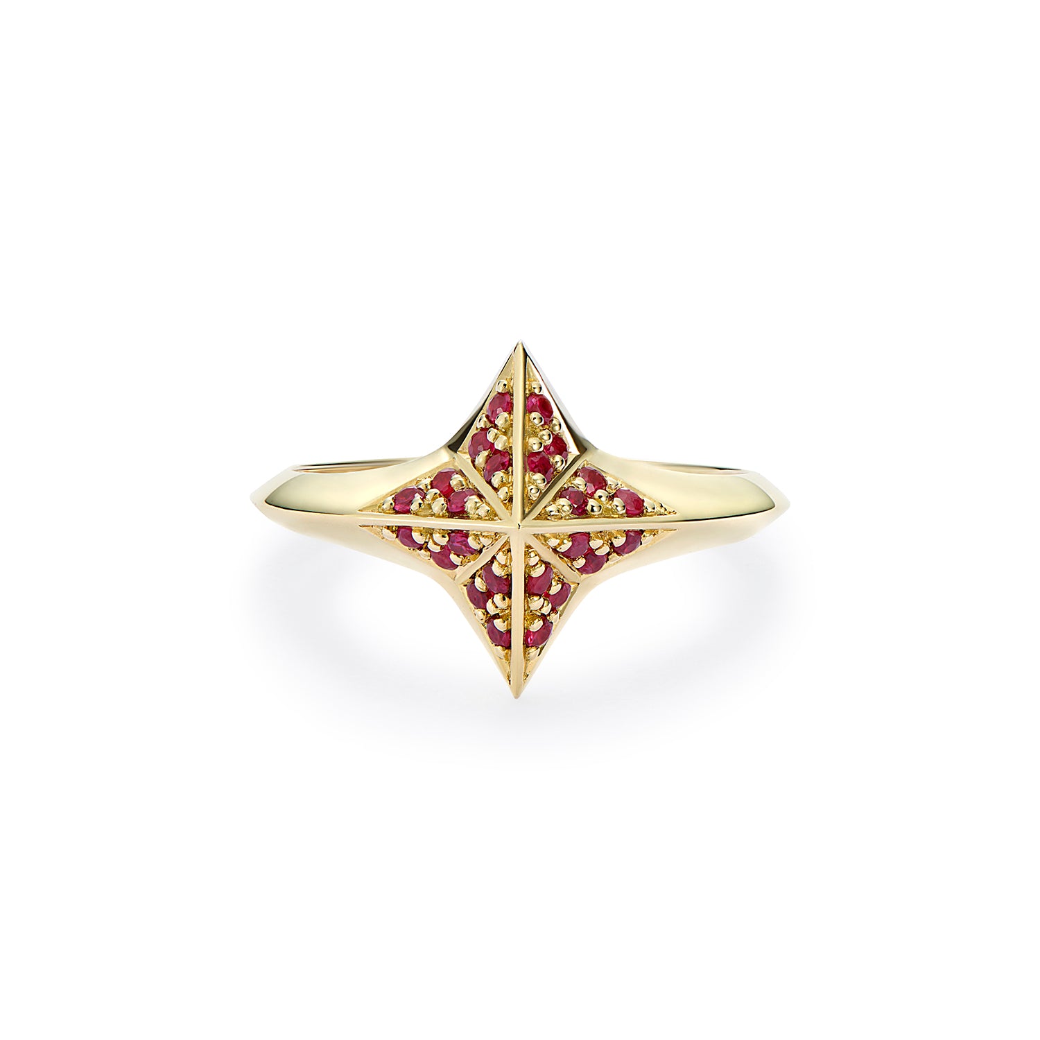 NIMA STAR RING RUBY