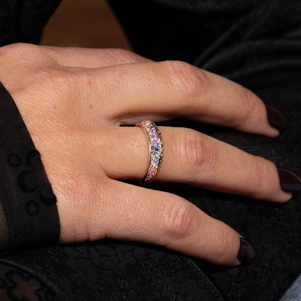 NOVALA RING MULTICOLOUR SAPPHIRES