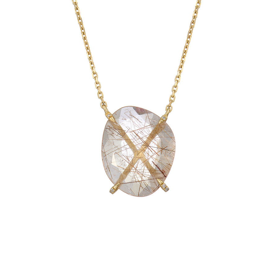 RUTILATED QUARTZ ONE OF A KIND PENDANT