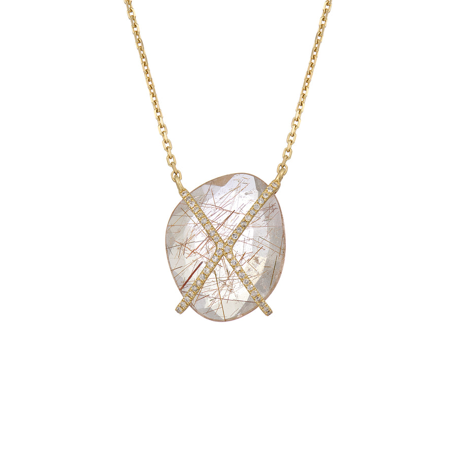 RUTILATED QUARTZ ONE OF A KIND PENDANT