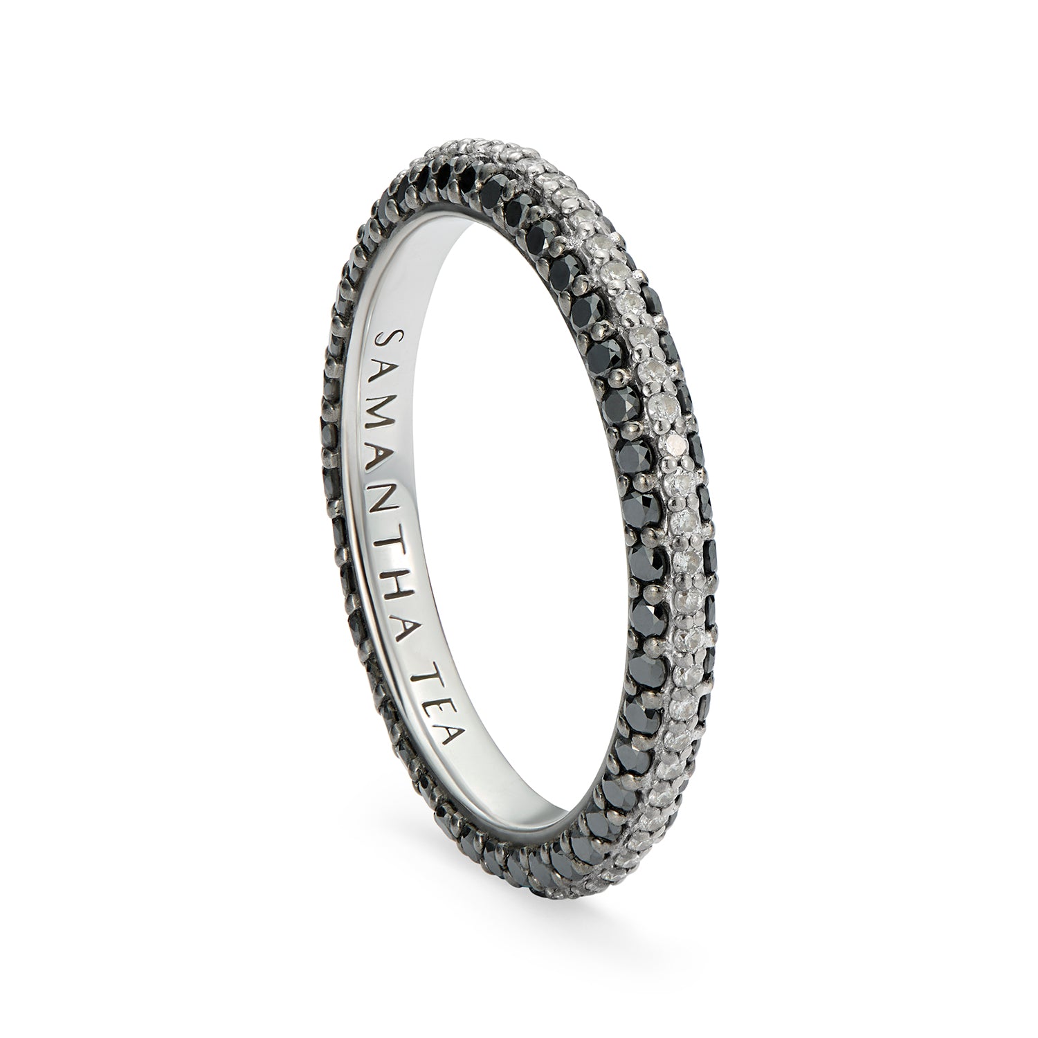 BELLATRIX RING BLACK & GREY DIAMONDS