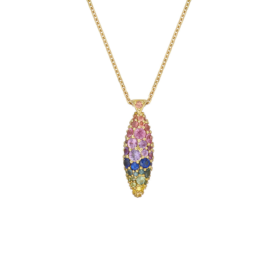 CLEO NECKLACE RAINBOW SAPPHIRES