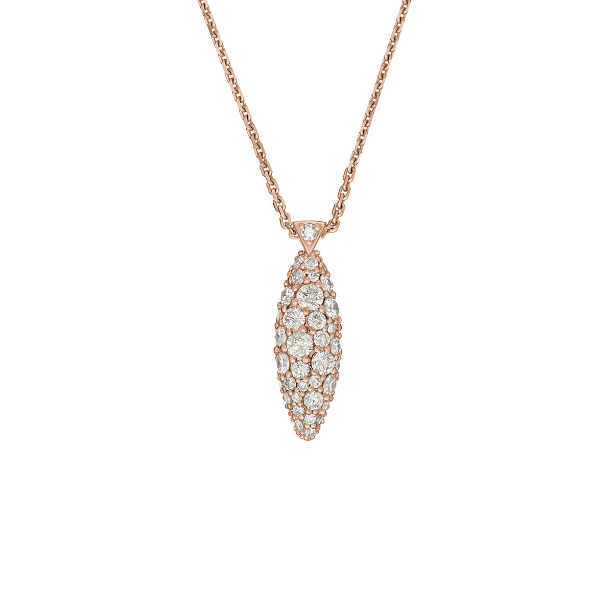 CLEO NECKLACE WHITE DIAMONDS