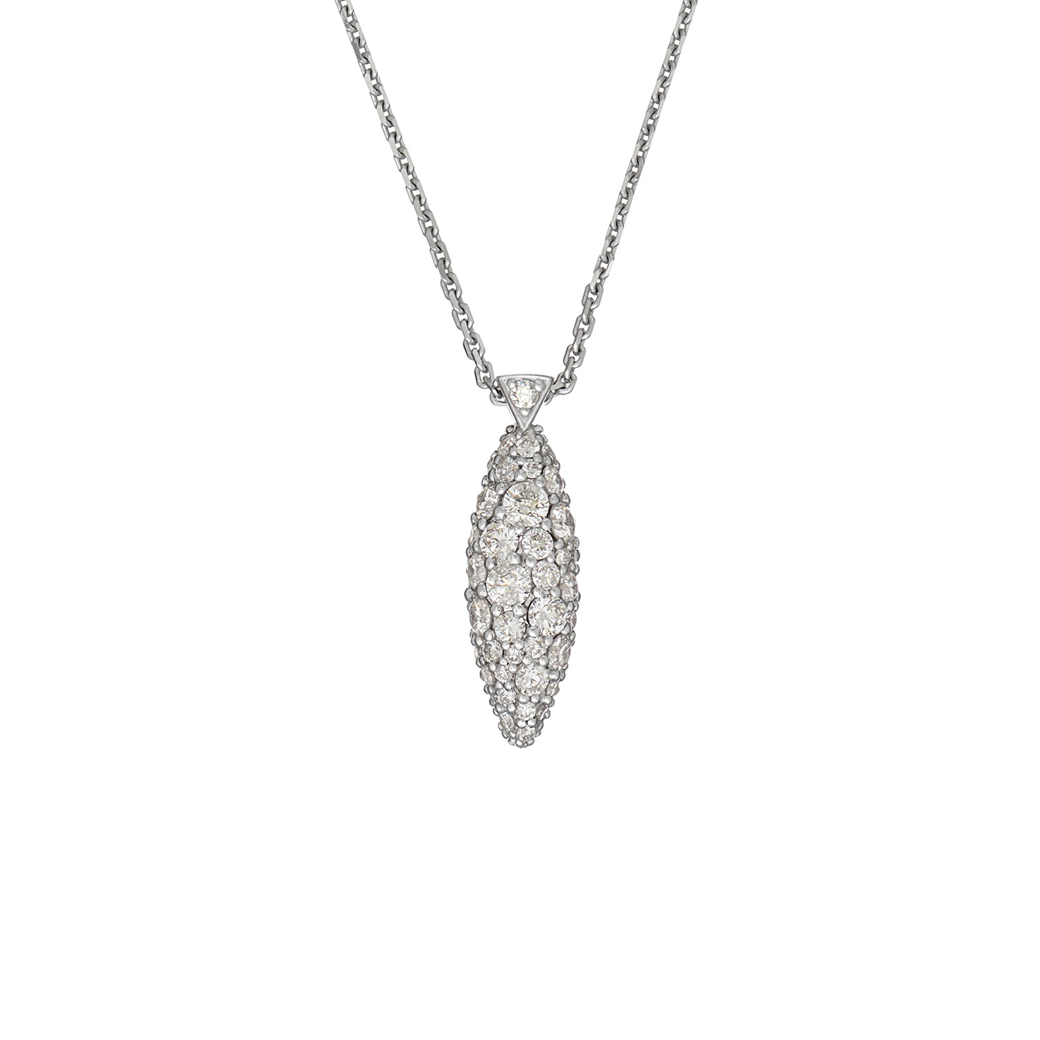 CLEO NECKLACE WHITE DIAMONDS