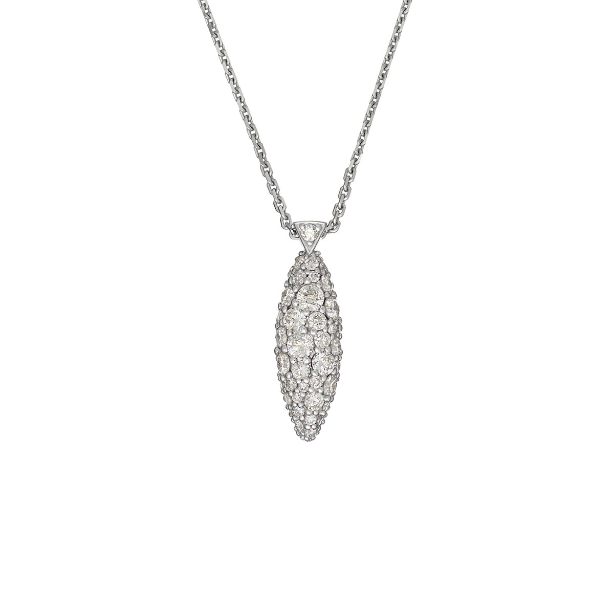 CLEO NECKLACE WHITE DIAMONDS