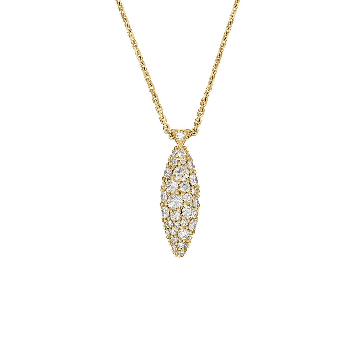 CLEO NECKLACE WHITE DIAMONDS