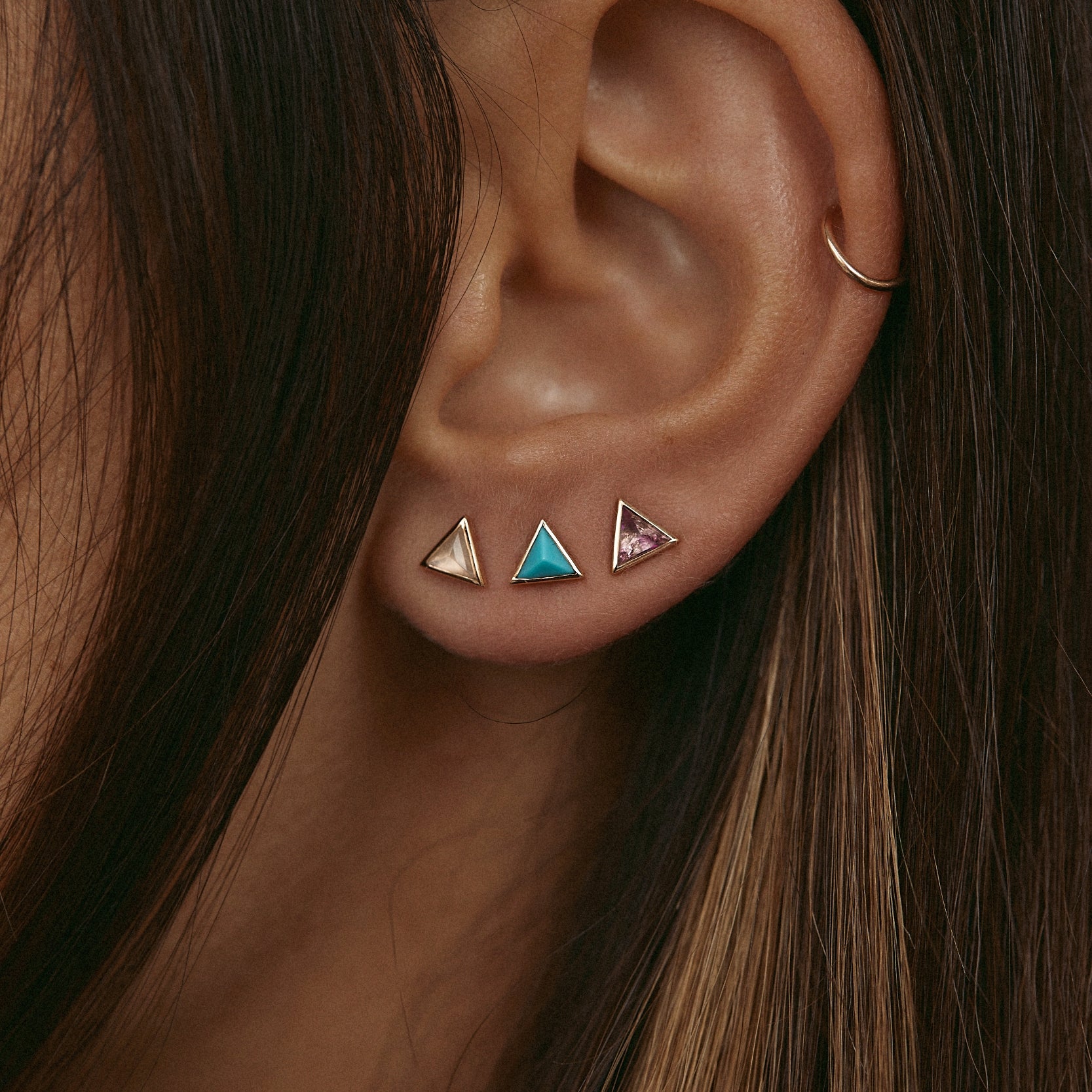 PYRAMIDE STUD TRIO