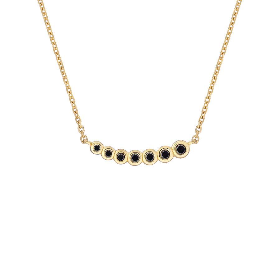 VALTINA NECKLACE BLACK DIAMONDS