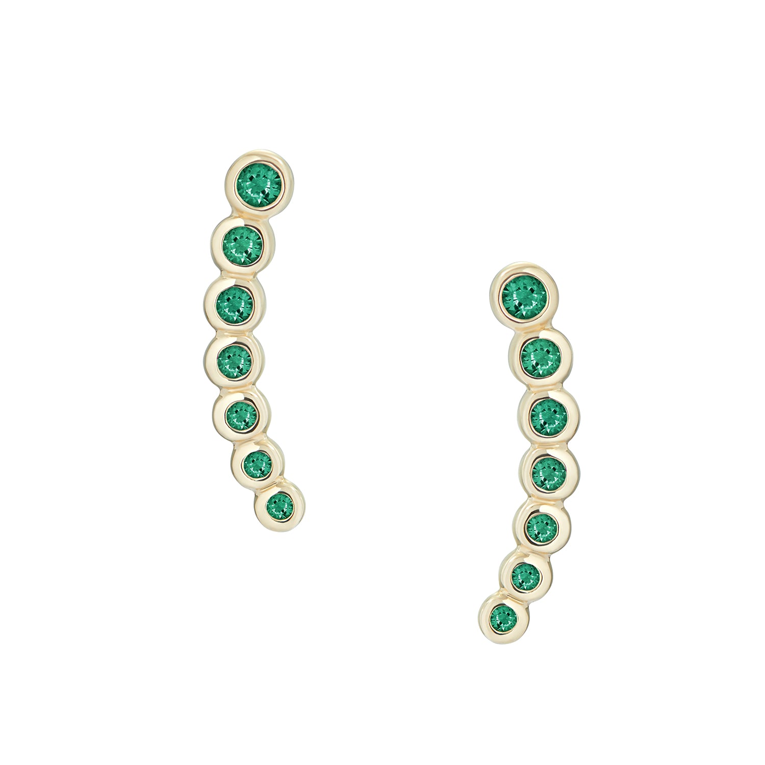 VALTINA EARRINGS EMERALDS