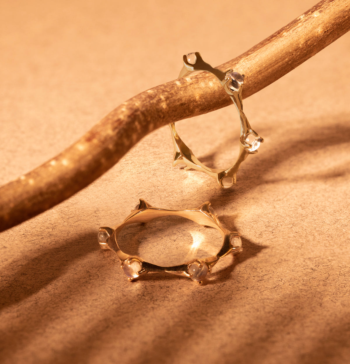SENSU RING BLUE MOONSTONE