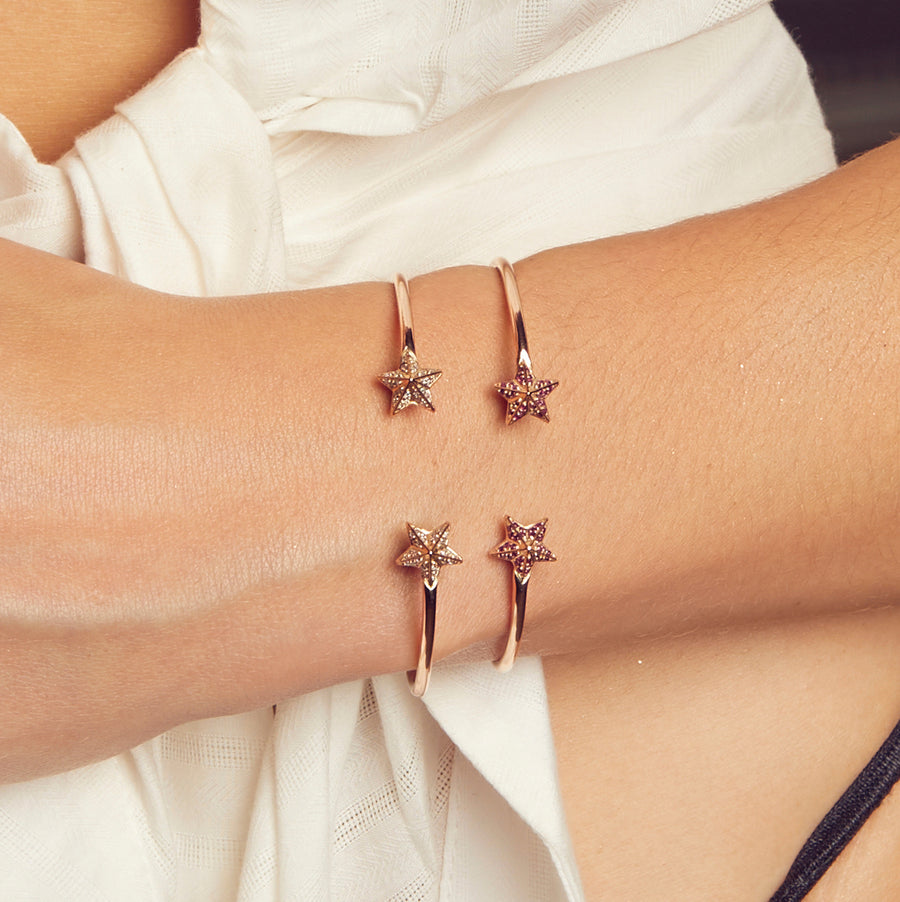 NIMA STAR BRACELET RUBIS