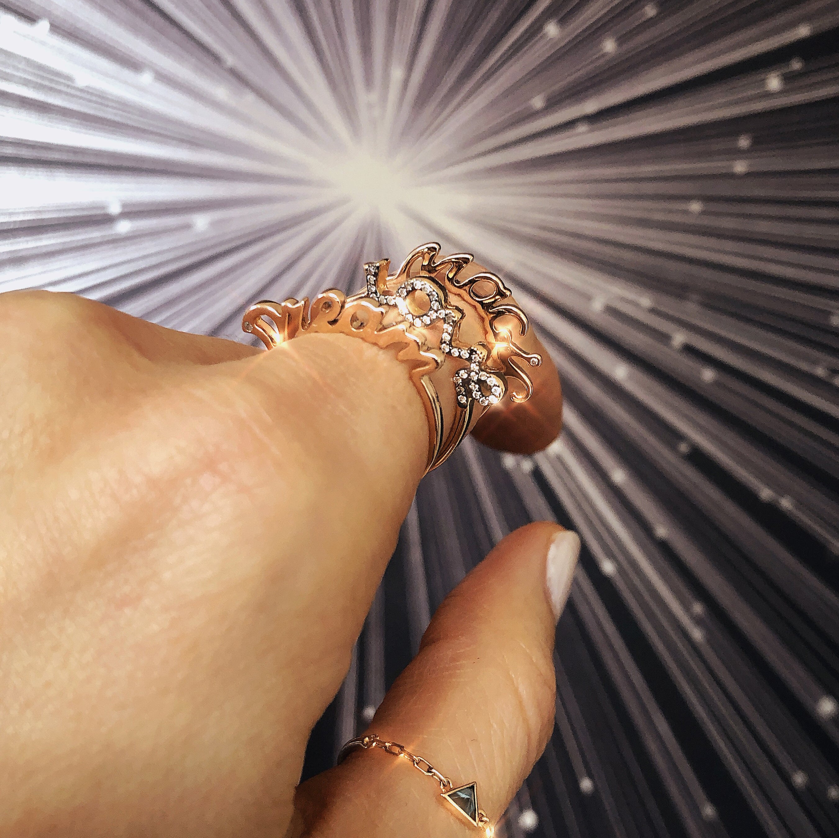 DREAM RING GREY DIAMONDS