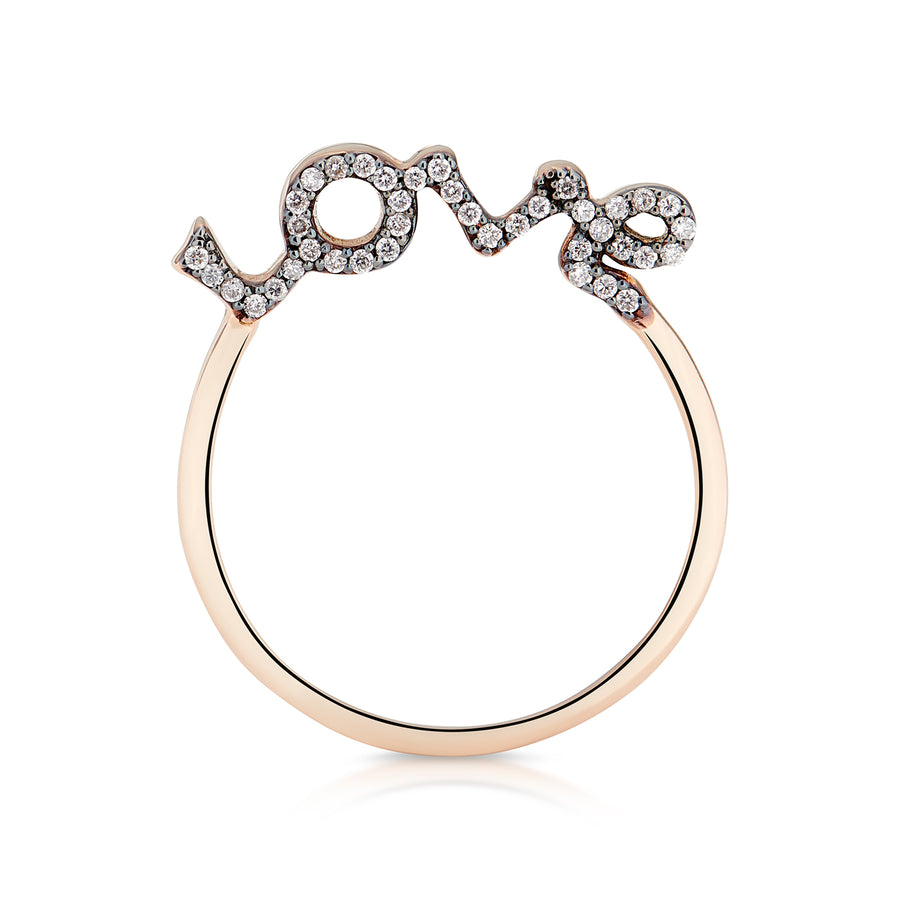 ALL IN LOVE! RING WHITE & COGNAC DIAMONDS