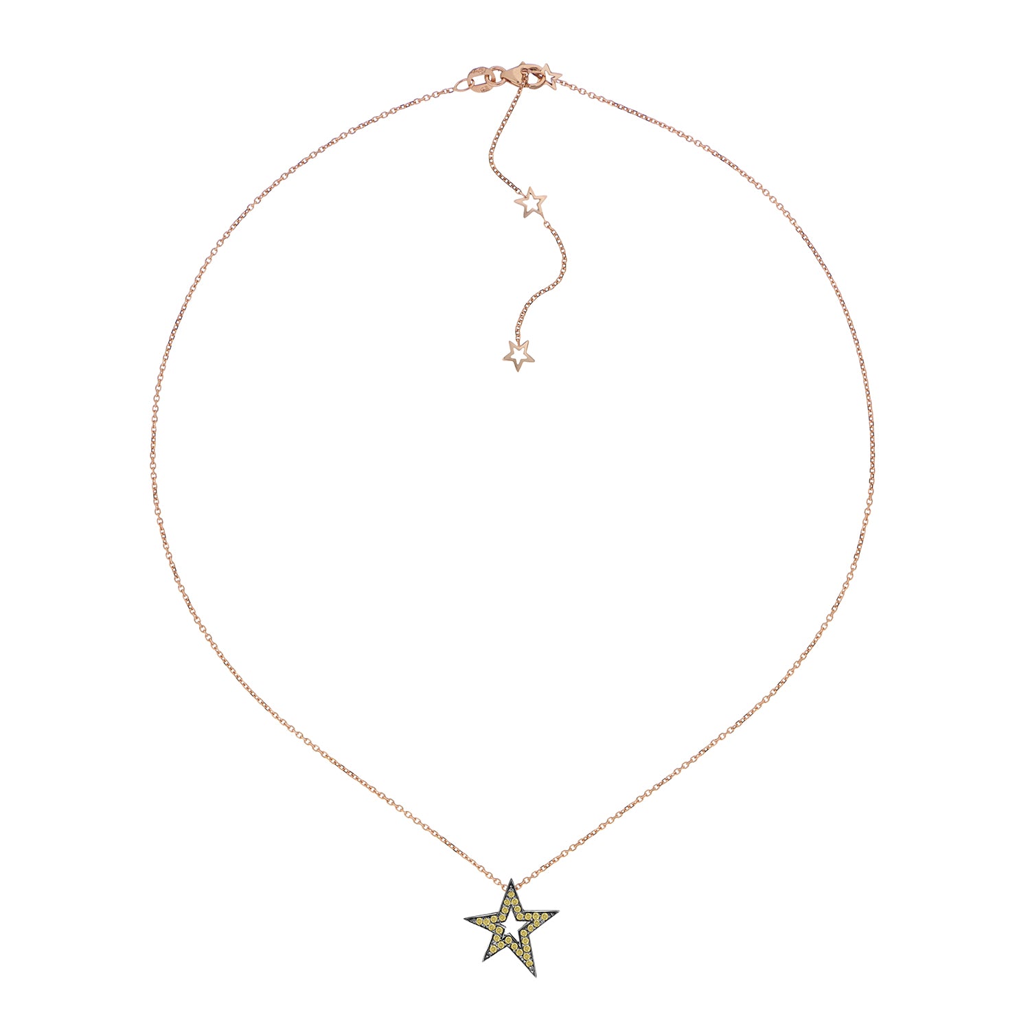 AMEERA NECKLACE YELLOW DIAMONDS