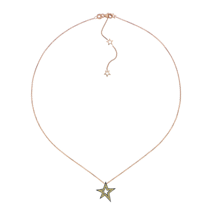 AMEERA NECKLACE YELLOW DIAMONDS
