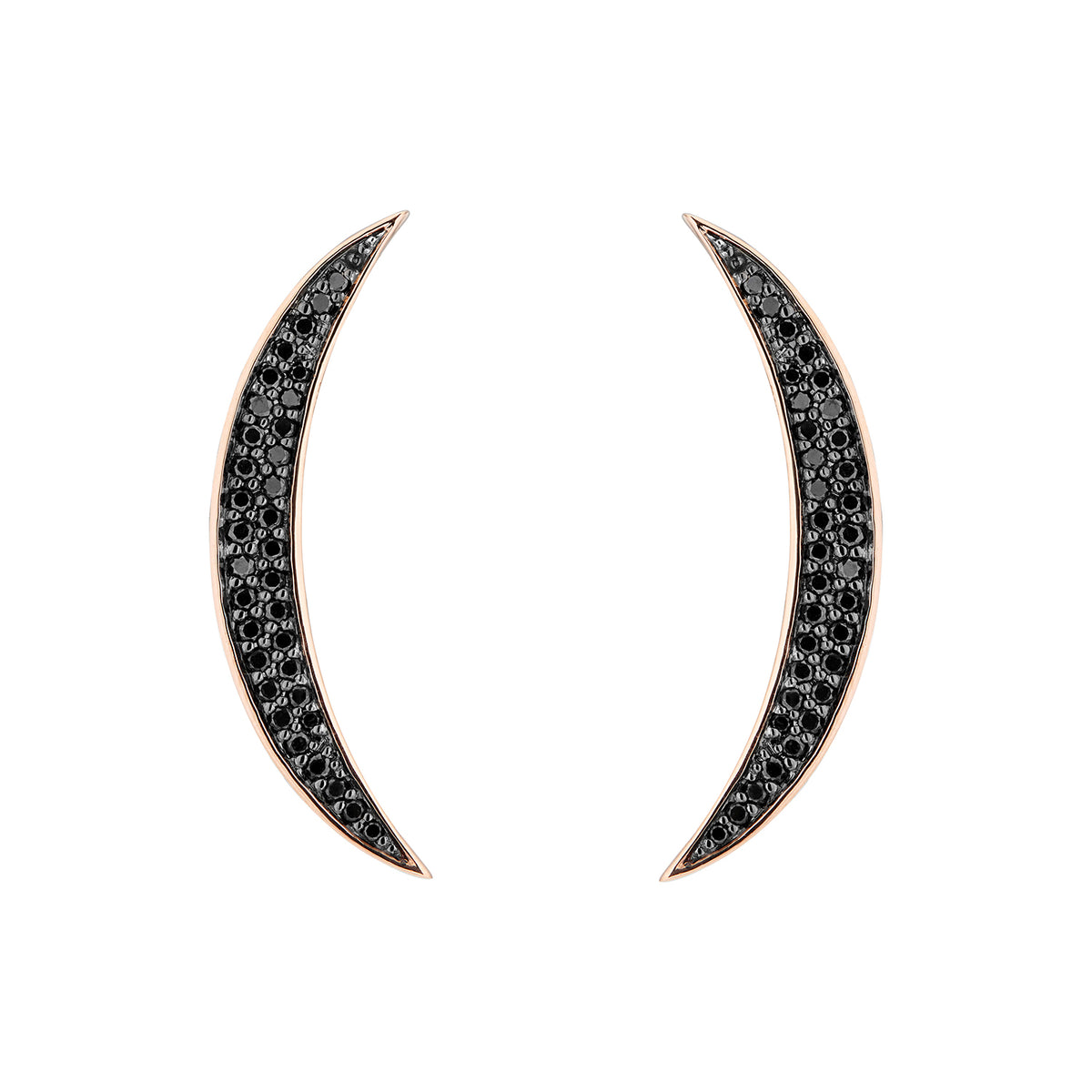 SASHA EARRINGS BLACK DIAMONDS