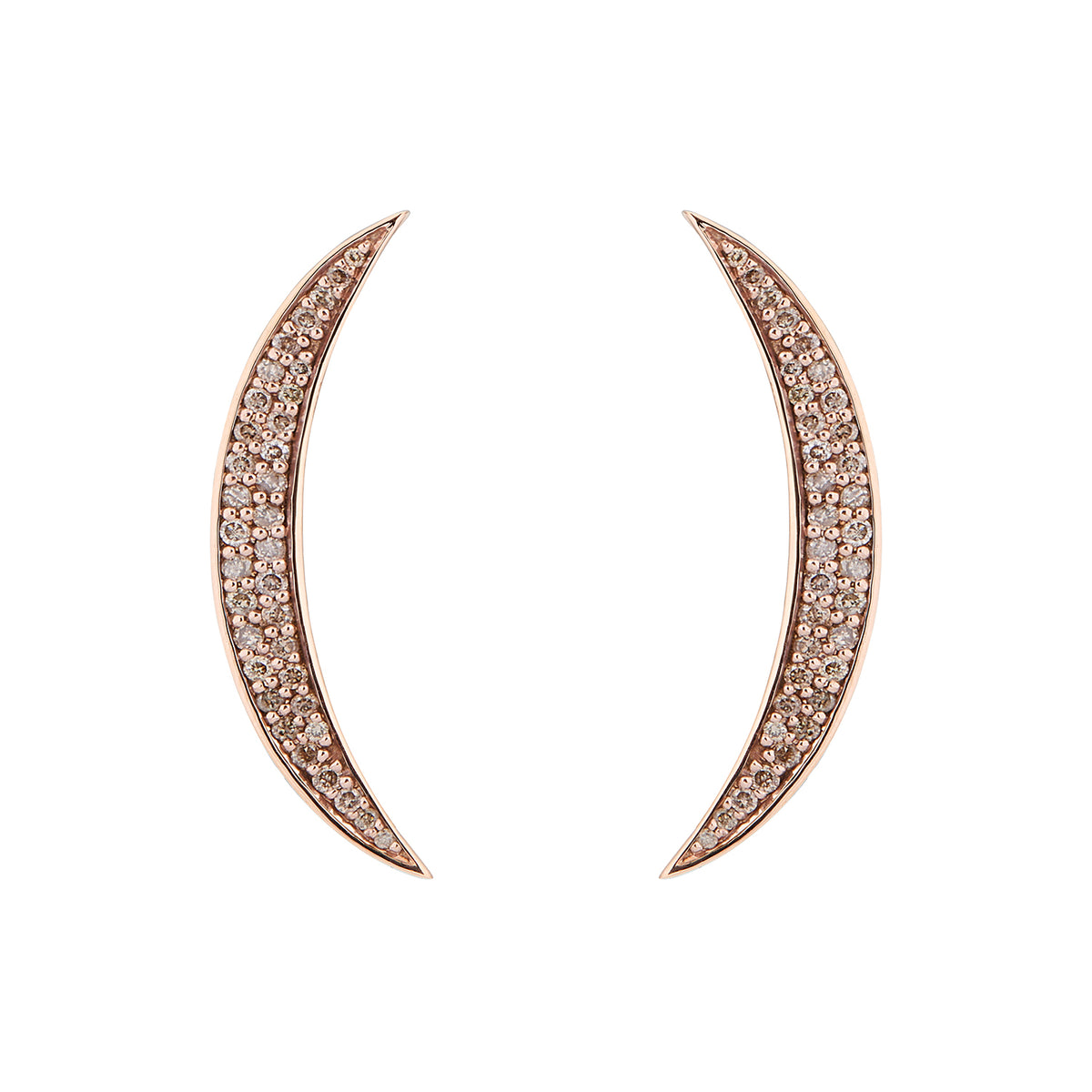 SASHA EARRINGS CHAMPAGNE DIAMONDS