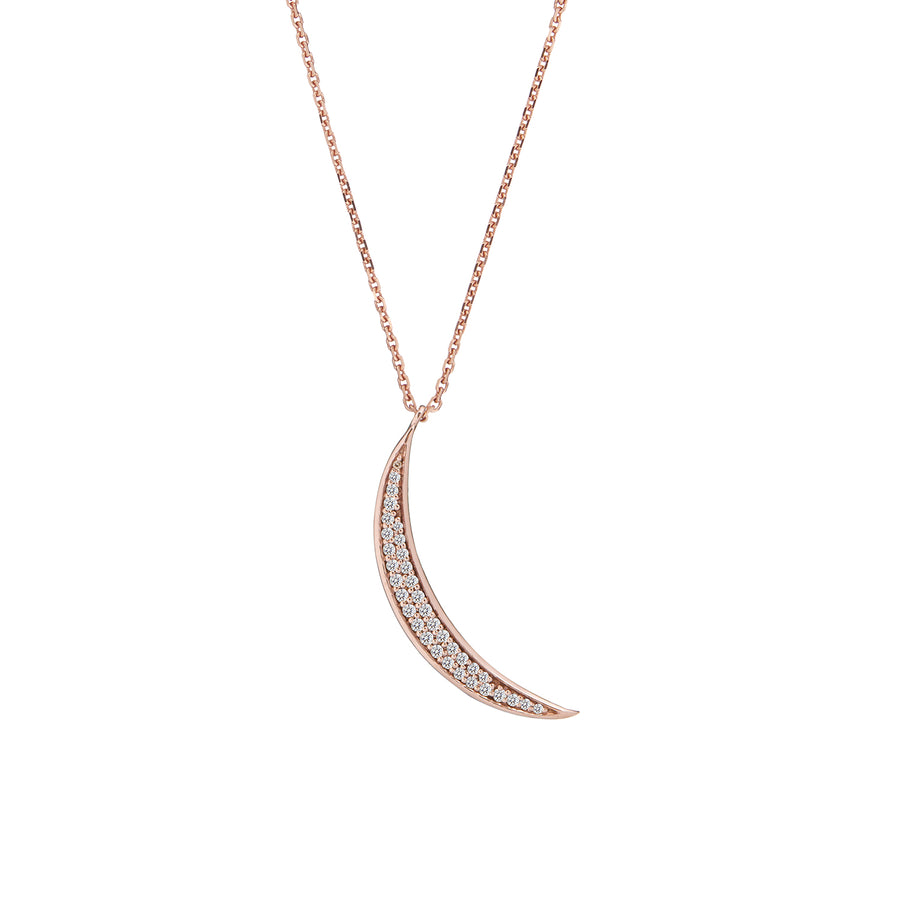 BY THE LIGHT OF THE MOON NECKLACE BLUE & WHITE DIAMONDS