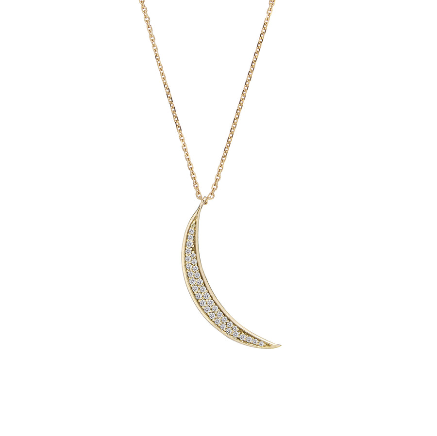 BY THE LIGHT OF THE MOON NECKLACE BLUE & WHITE DIAMONDS