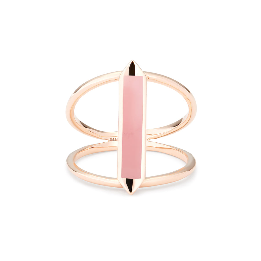 ISLA RING PINK OPAL