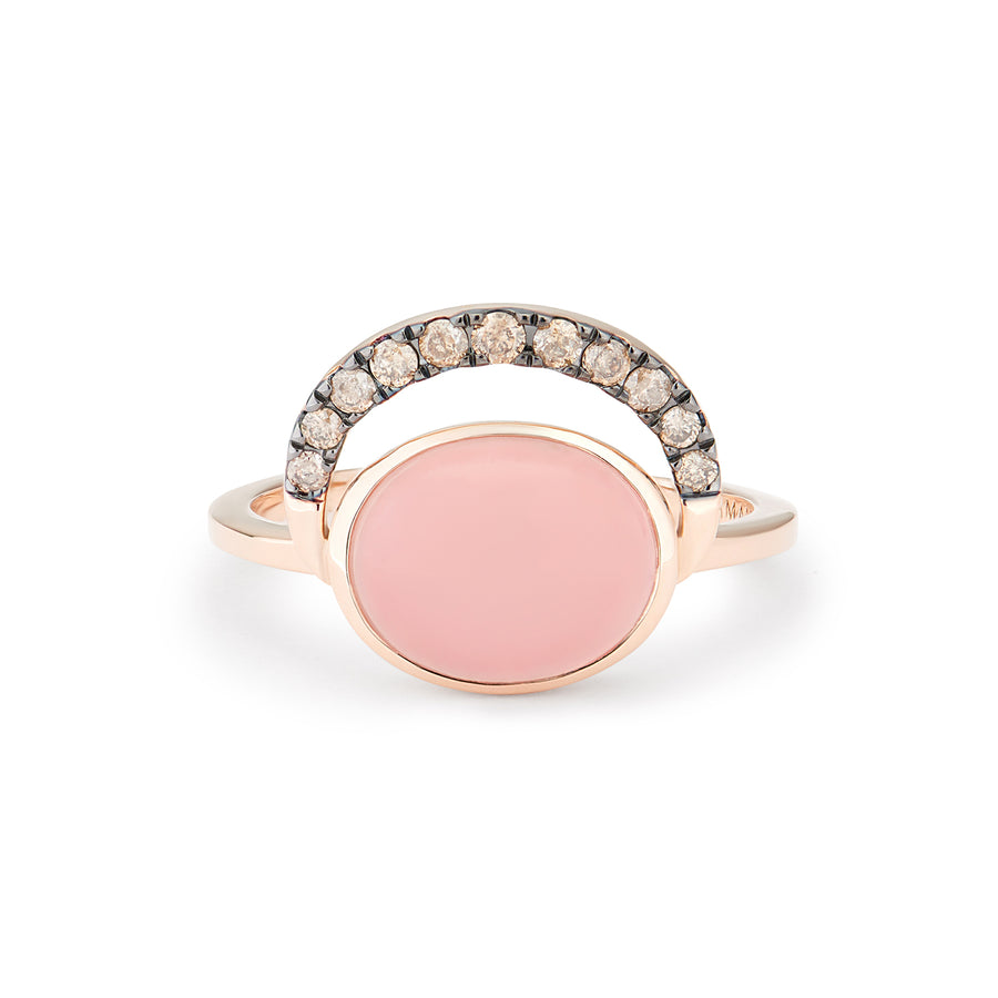 LALUNA RING PINK OPAL