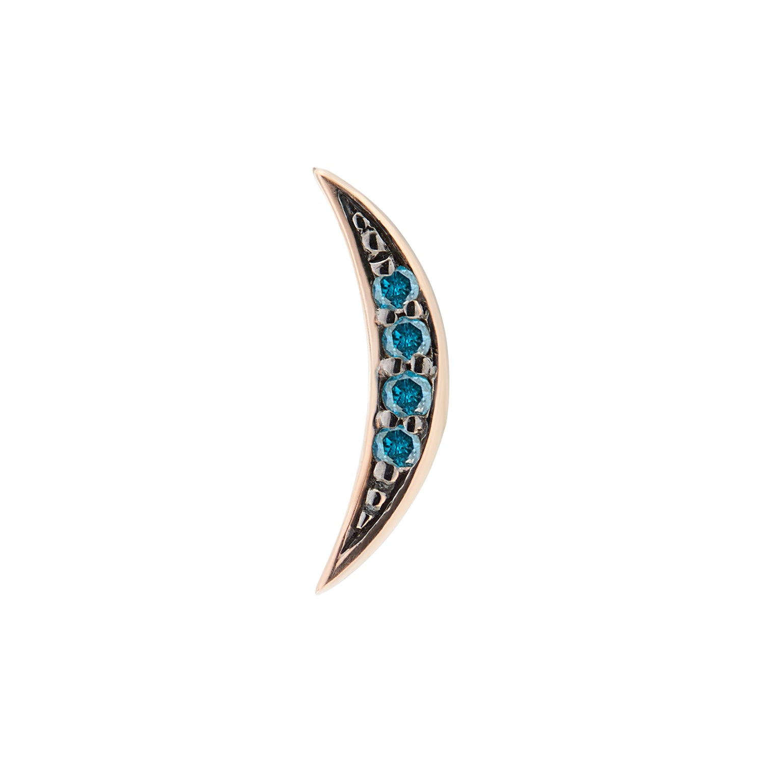 LUNES STUD BLUE DIAMONDS