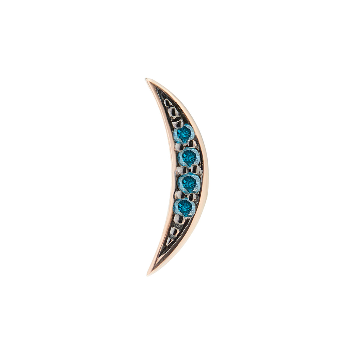 LUNES STUD BLUE DIAMONDS