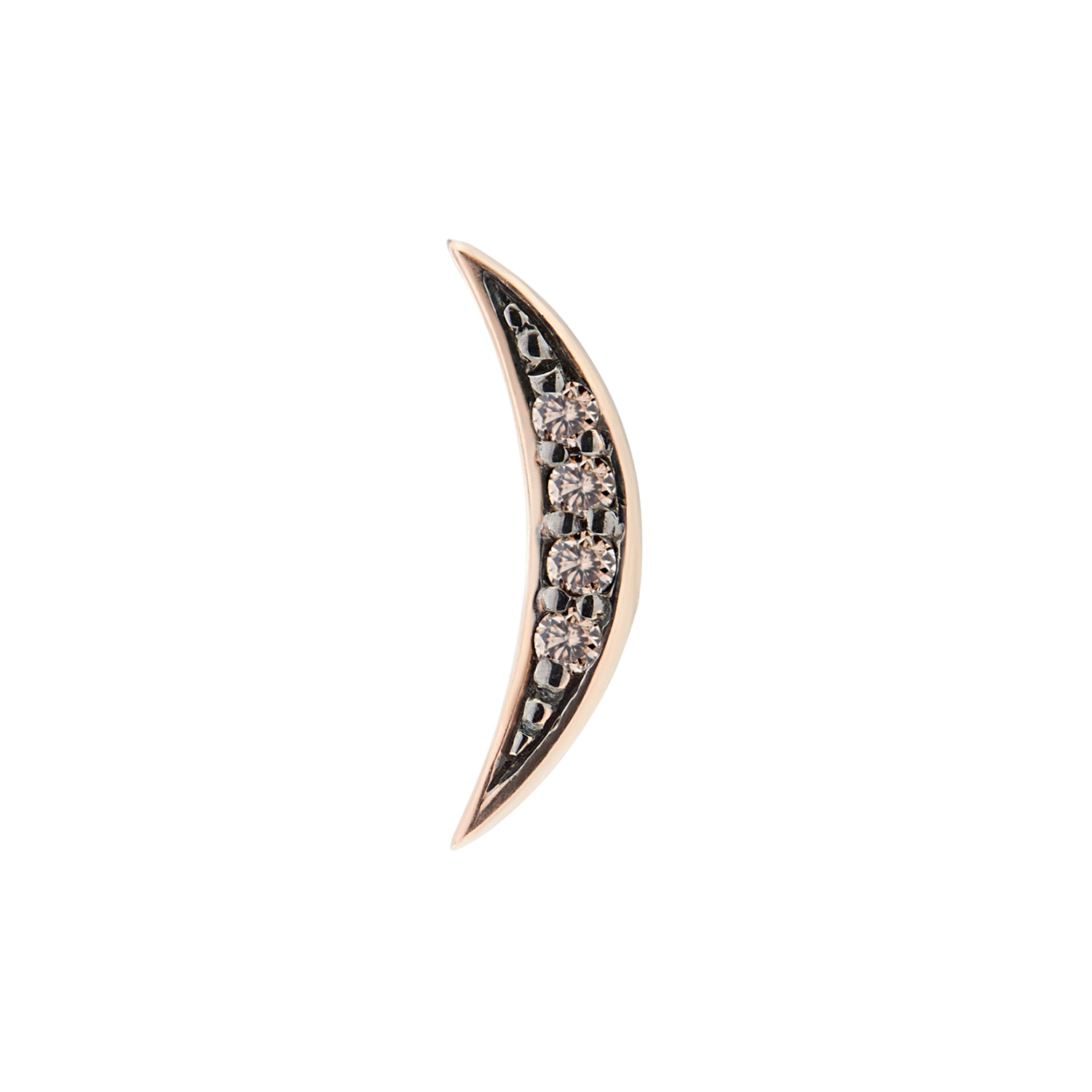 LUNES STUD CHAMPAGNE DIAMONDS