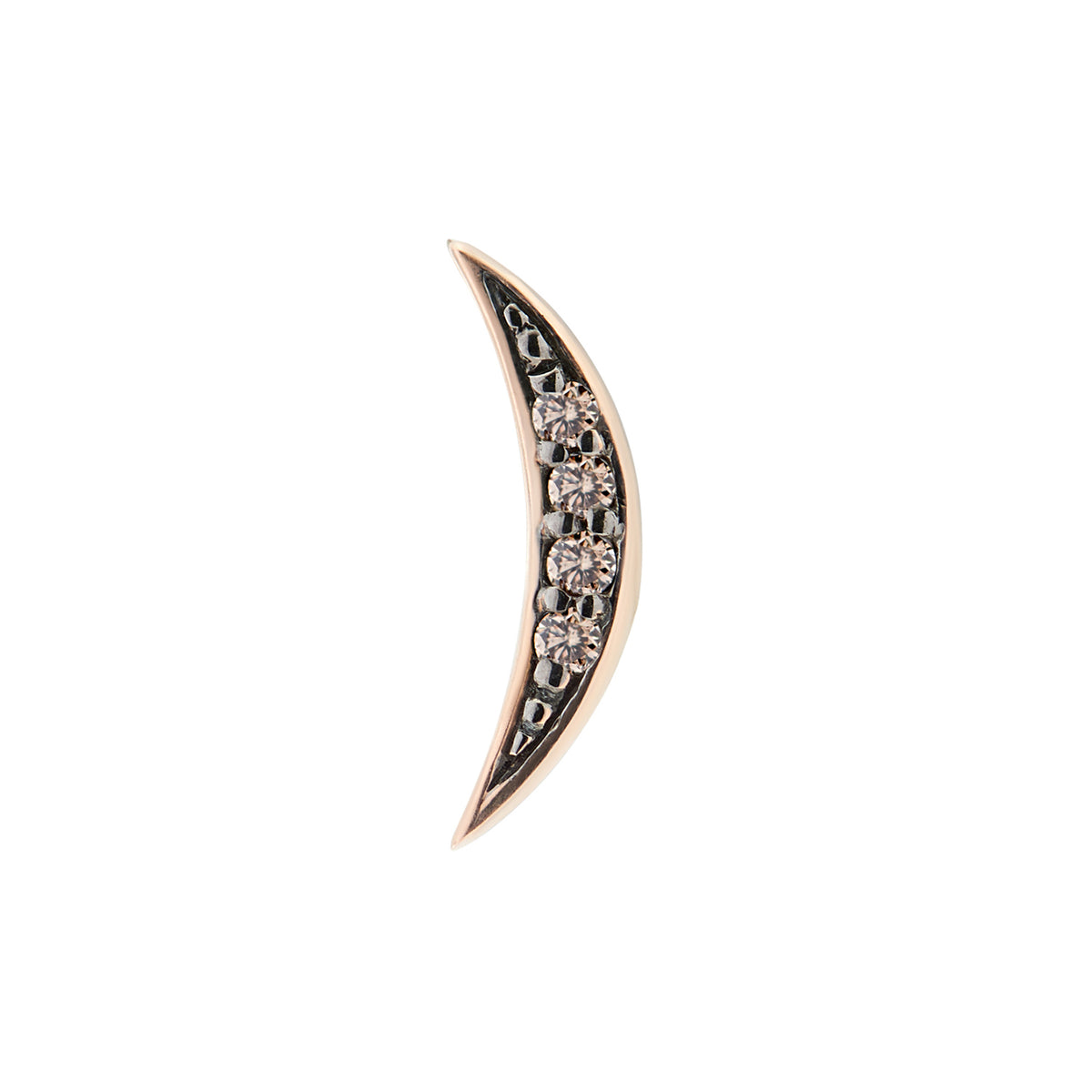 LUNES STUD CHAMPAGNE DIAMONDS