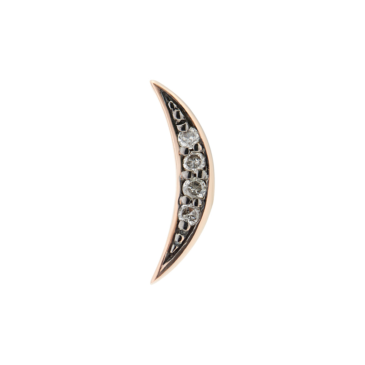 LUNES STUD GREY DIAMONDS