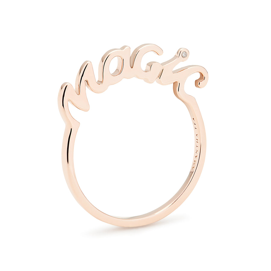 MAGIC RING GREY DIAMONDS