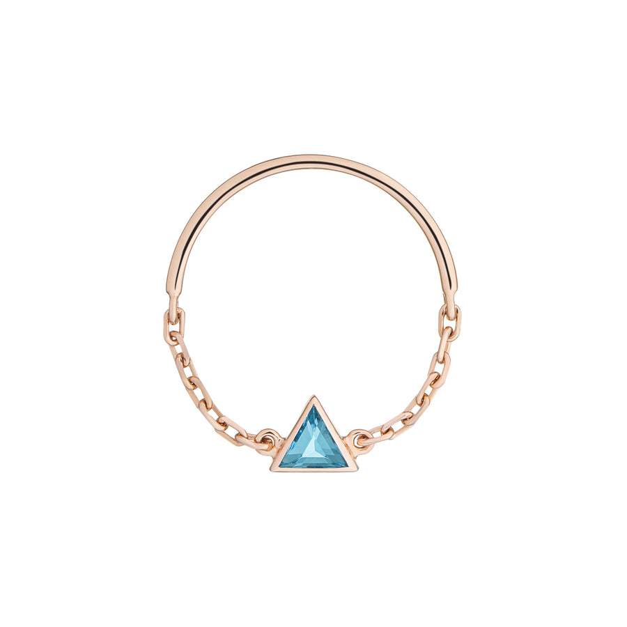 PYRAMIDE OF MAGIC RING LONDON BLUE TOPAZ