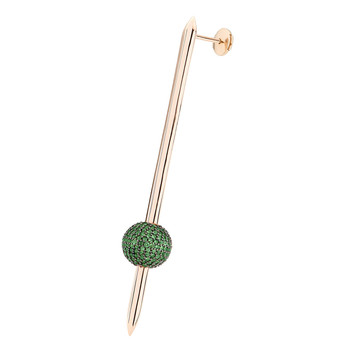 REVOLUTION DROP EARRING TSAVORITES