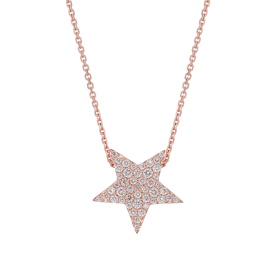LONE STAR REVERSIBLE NECKLACE BLUE & WHITE DIAMONDS