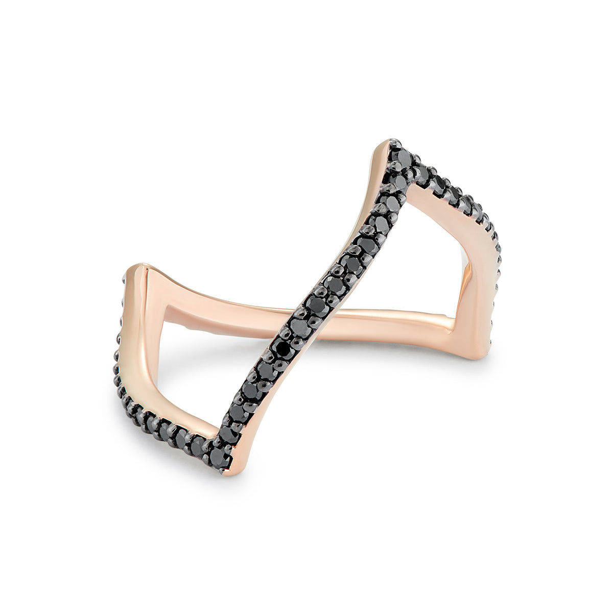 ALIKA RING BLACK DIAMONDS