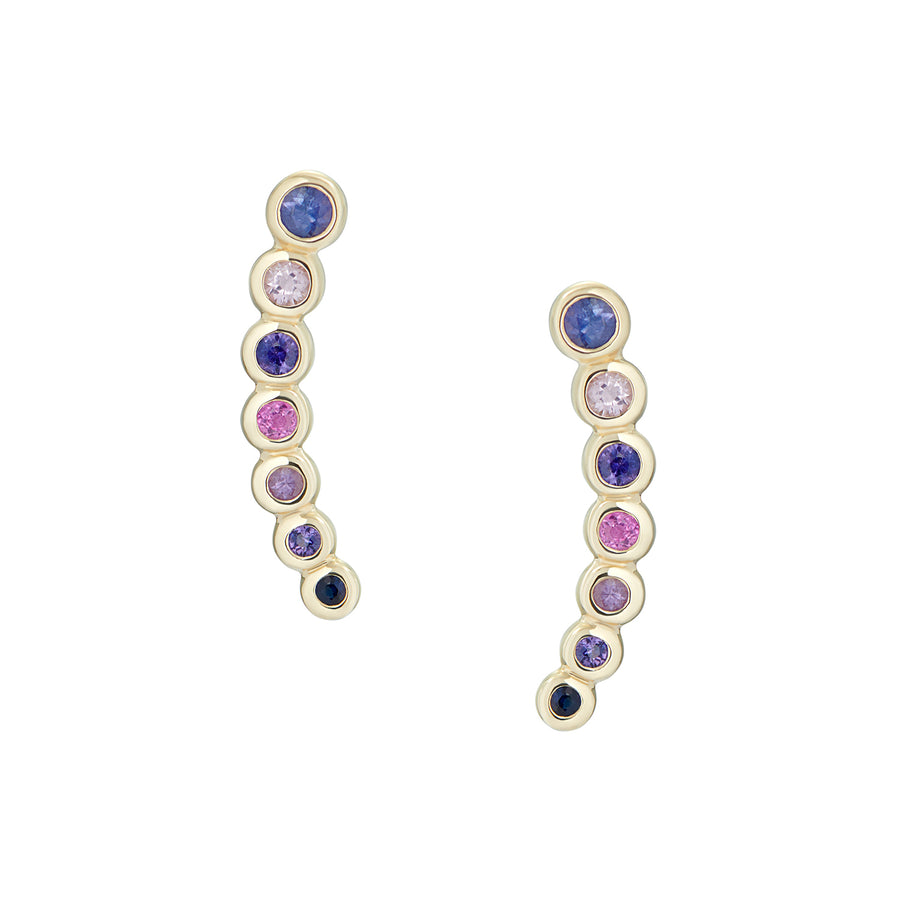 VALTINA EARRINGS MULTICOLOR SAPPHIRES