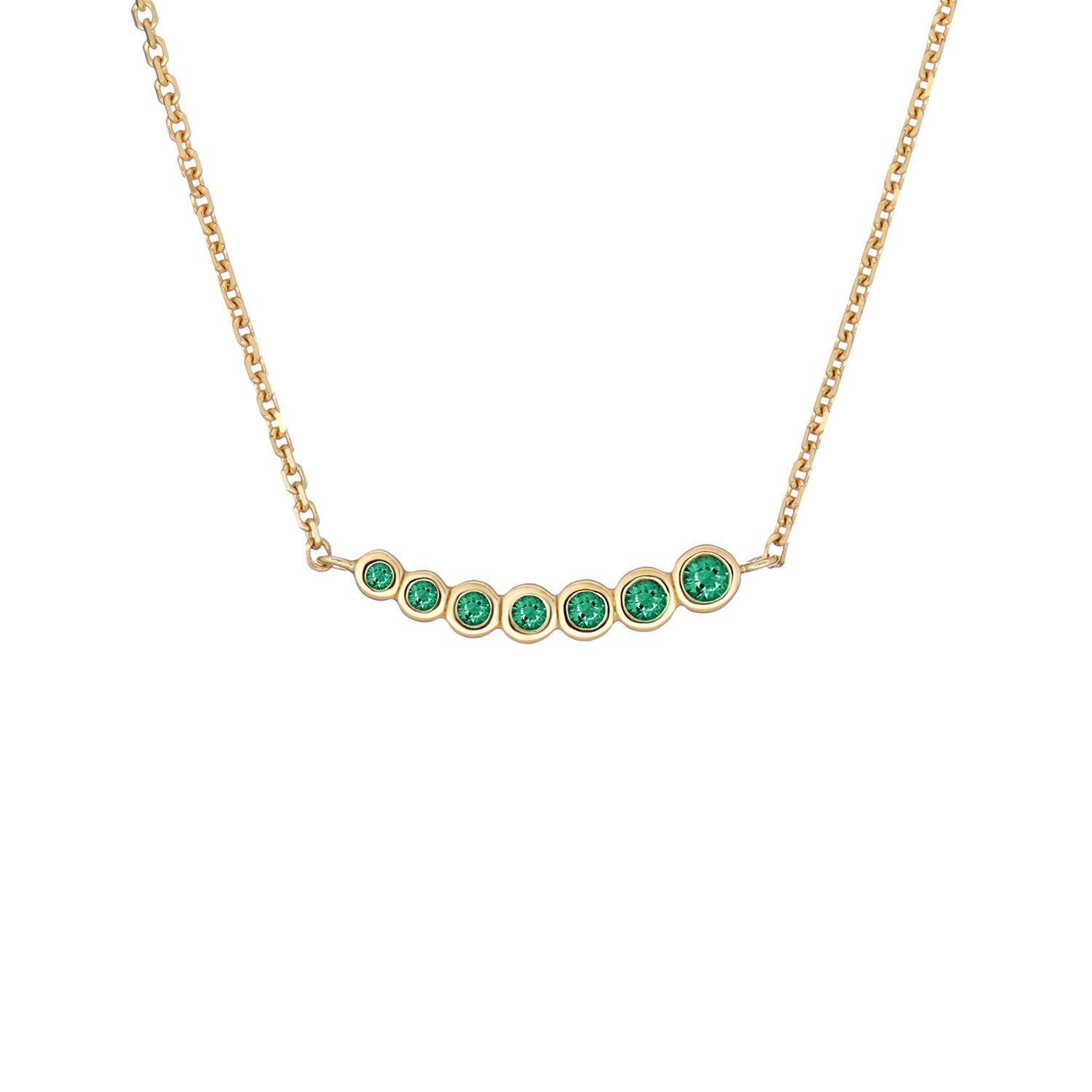 VALTINA NECKLACE EMERALDS
